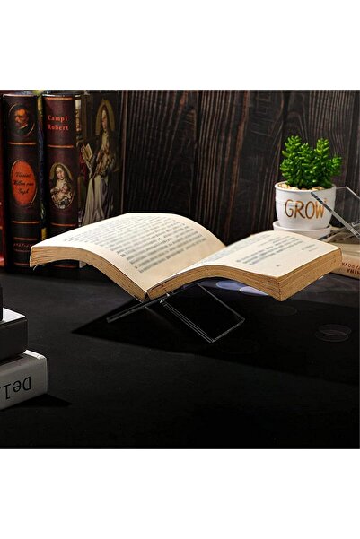 ALAYRA International Clear Acrylic X-Shaped Book Holder 19×11×11 cm – Reading & Display Stand