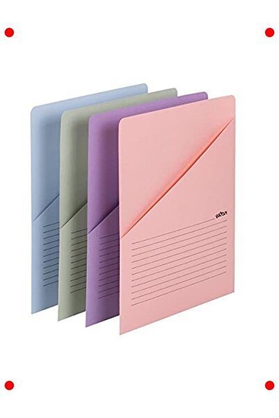 ulupazarlama Colorful File Folder Set - Letter Size, 12 Pieces