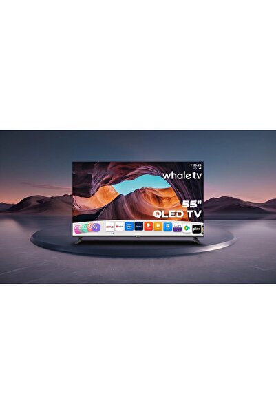 Sungate 55" 1400 Ekran Uydu Alıcılı Hd QLED 4K Tv Çanak Antensiz Kullanım