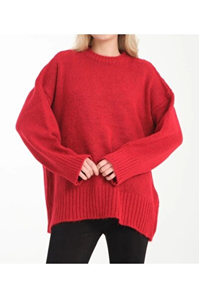 Vaniza Standard Size Crew Neck Oversized Sweater