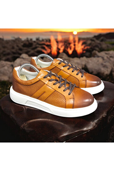 VİVA SHOES 100% Genuine Leather Eva Sole Casual Men's Shoes