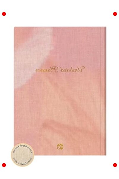 markentegra Linen Bound Irregular Planner Notebook, Pink, 17X24
