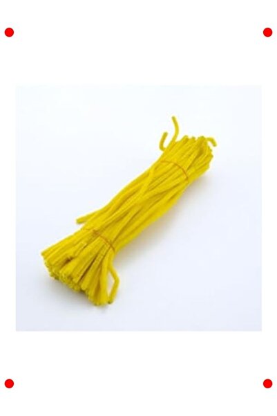 markentegra خيوط شينيل صفراء، 20 قطعة، 30 سم، أعمال يدوية وفنون