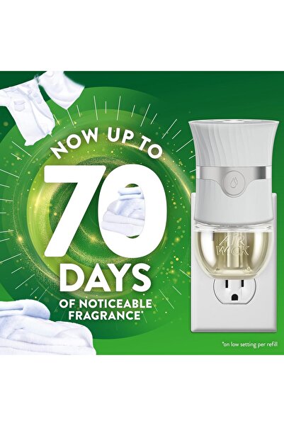 Air Wick Scented Oil 2 Refills, Snuggle Fresh Linen (2x0.67oz)