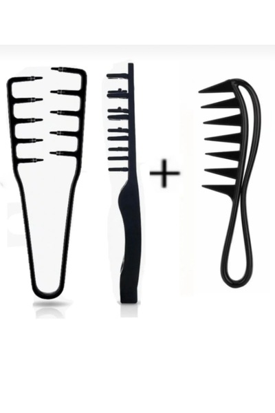 Lusso Cosmetics Mucizevi Tarak Ve Wax Tarağı 2li Saç Şekillendirme Set