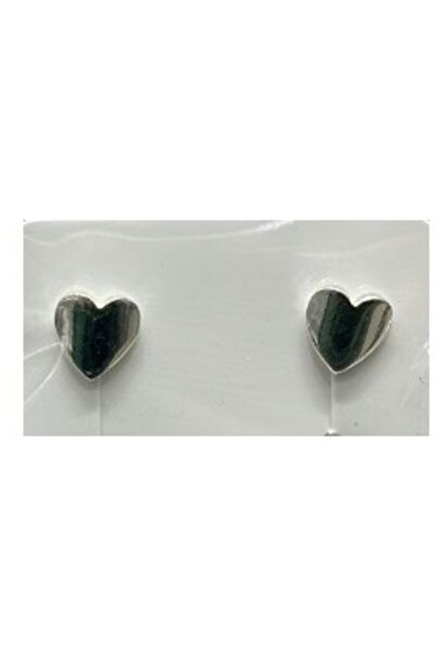 Jolie Silver Cercei cu inimă din argint 925, 1,27 g -