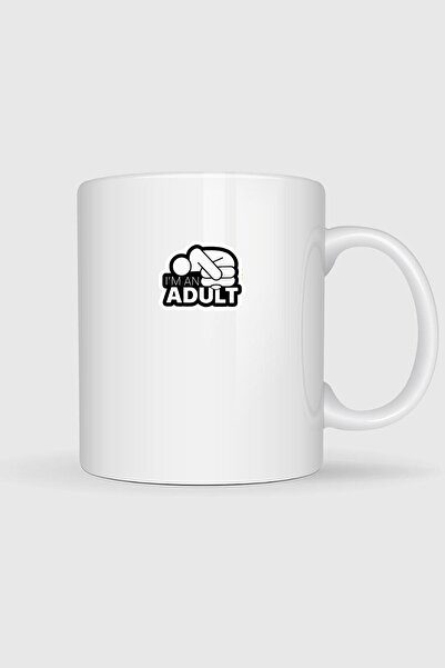 Bahriyeli Collection I'M an Adult Printed Mug Cups