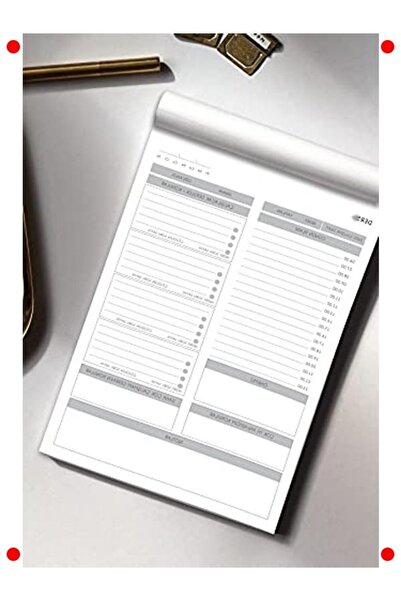 markentegra Desktop Study Planner, 60 Sheets, 17X24 cm