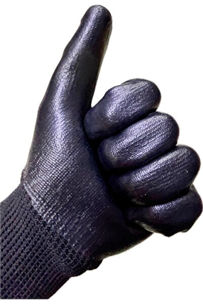 canh İş Eldiveni Su Geçirmez Tam Kaplama Nitril Eldiven No:10