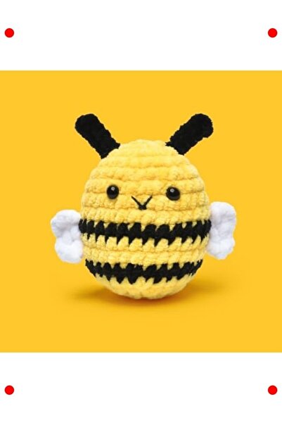 hepsiibirarada Kit de tricotat Amigurumi Albină - Set pentru creație religioasă