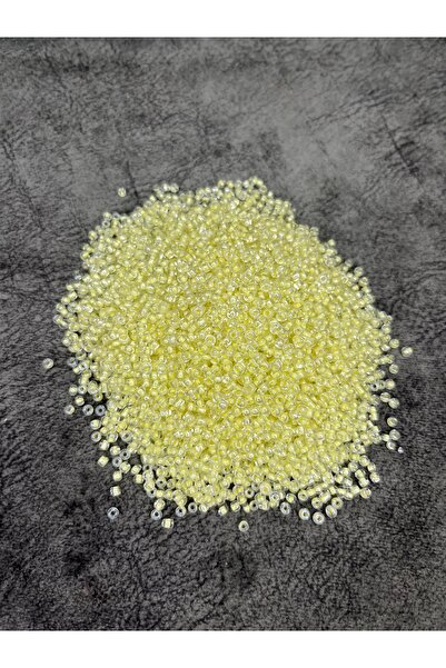 Mos Tespih 10 Gram Sarı Kum Boncuk 2x3mm Takı Boncuğu