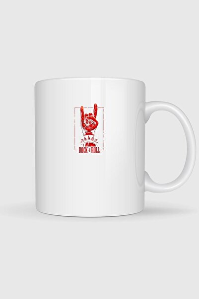 Bahriyeli Collection Rock and Roll Printed Mug