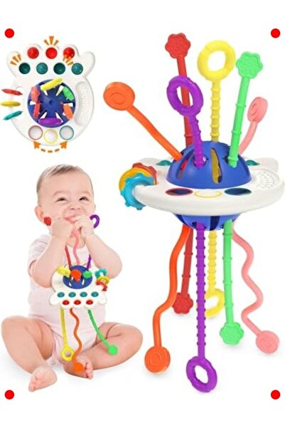 ulupazarlama UFO Şekilli Duyusal Aktivite Oyuncağı (1-3 Yaş)