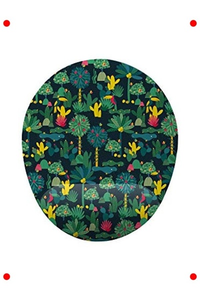 markentegra لوحة ماوس بنمط الصبار مع دعم المعصم