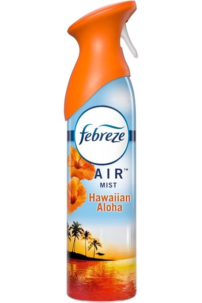 Febreze Air Freshener and Odor Fighter Spray, Hawaiian Aloha Scent, 250g (8.8 Oz)