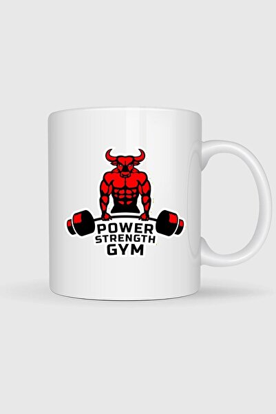 Bahriyeli Collection Strong and Durable Gym Fitness Printed Mug Cup