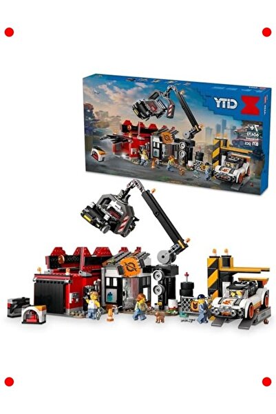 markentegra Garage and Vehicles Construction Set - 871 Pieces