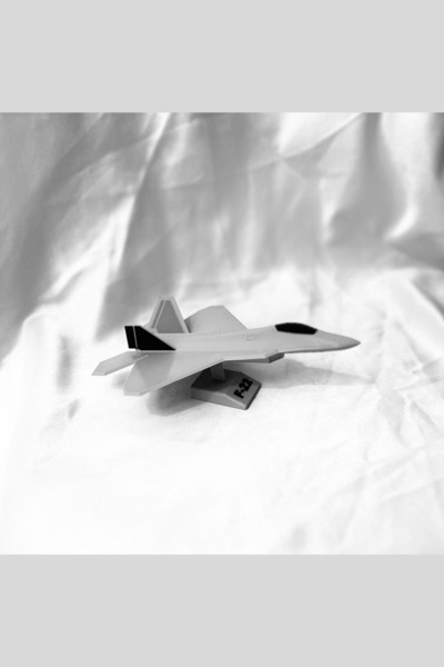3D Baskı Noktası F-22 Uçak Model Kiti – Boyanabilir ve Kişiselleştirilebilir