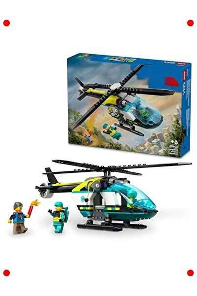 markentegra City Emergency Rescue Helicopter Construction Set