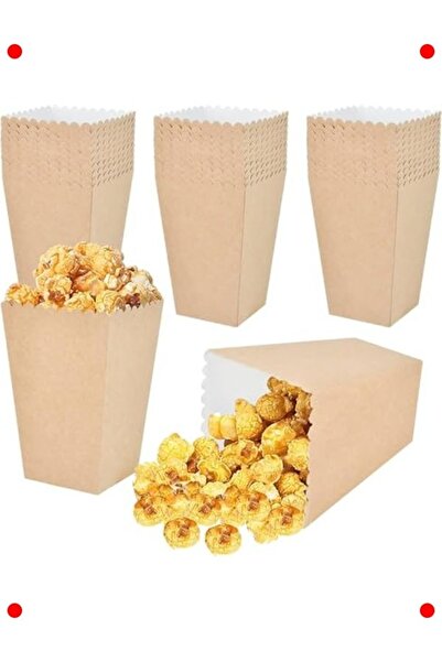 markentegra علب الفشار (8 قطع) للحفلات والأفلام