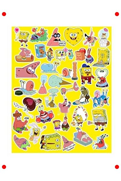 markentegra Cute Cartoon Character Themed Waterproof Sticker Set