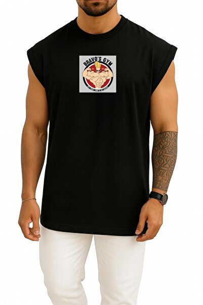 Bahriyeli Collection قصة فضفاضة جوني برافو جيم سالون مطبوع أتليت