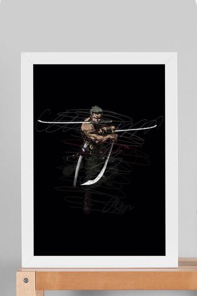 Saturn Roronoa Zoro One Piece Pictură înrămată Anime Manga - Poster estetic