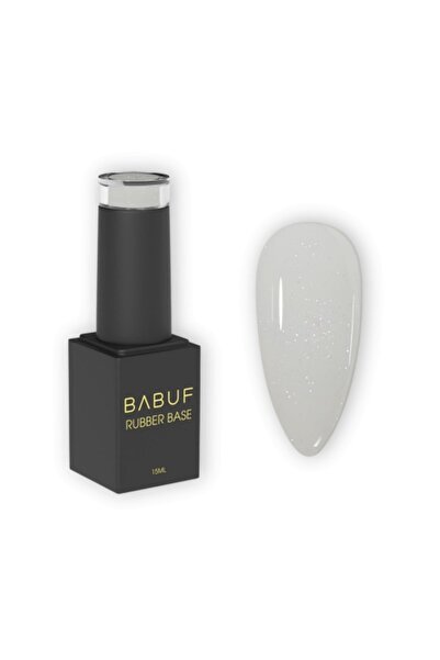 BABUF Bază cu sclipici din cauciuc | Cloud Dancer (RBG 22) 15 ml