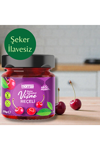 Harras Ş.İlavesiz %65 Vişneli Reçel 275 g
