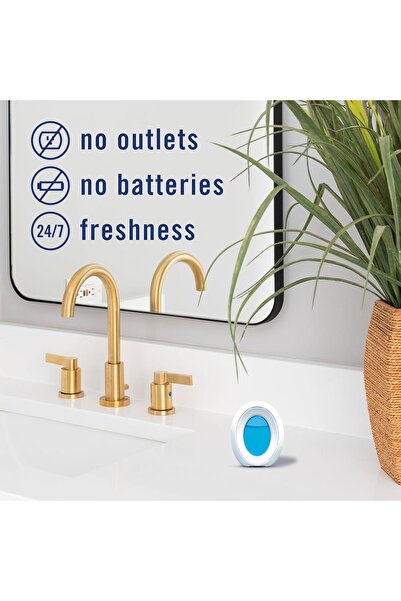 Febreze Bathroom Air Freshener, Linen & Sky Scent, 4 Count