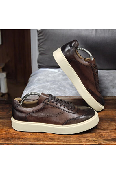 VİVA SHOES 100% Genuine Leather Eva Sole Casual Men's Shoes