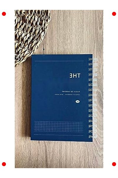 markentegra A5 Spiral Bound Hardcover Notebook - 80 Sheets Grid Paper