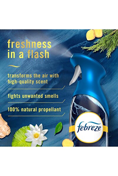 Febreze Air Mist Air Freshener Spray, Ocean Scent, 8.8 oz, 3 Count