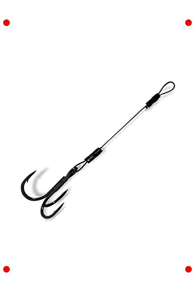 Genel Markalar Çelik Telli Üçlü Olta İğnesi #6 (9cm)
