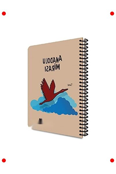 markentegra دفتر ملاحظات حلزوني مربع مقاس A4، 100 ورقة، غلاف متنوع