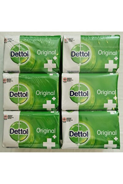 Dettol Original Antibacterial Soap, 3.5 Ounce/100 g (Pack of 6)