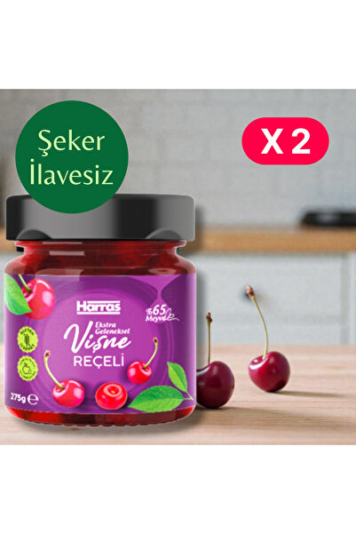 Harras Ş.İlavesiz %65 Vişneli Reçel 275 g 2 li