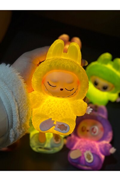 BC La-bubu have a Seat serisi ışıklı la -bubu squishy karışık renkler