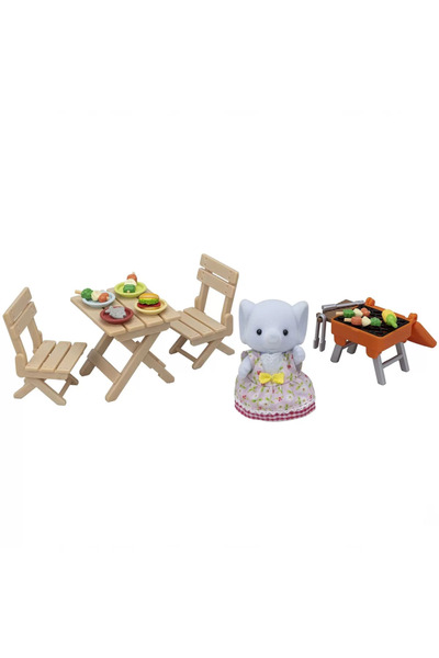 lowell home Sylvanian Families Barbecue Picnic Elephant Girl 5640