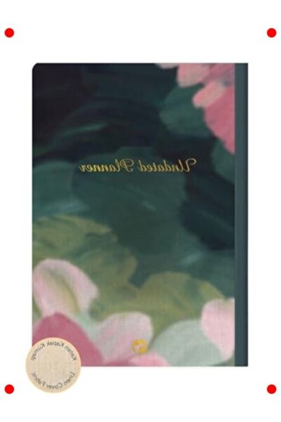 markentegra Linen Bound Irregular Planner, Green