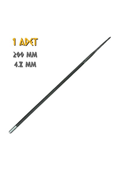 SGS Motorlu Testere Zincir Bileme Eğesi Yuvarlak 4.8 x 200 mm. - 1 Adet