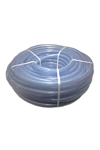 Campion Furtun de apă transparent armat 50m 1 inch