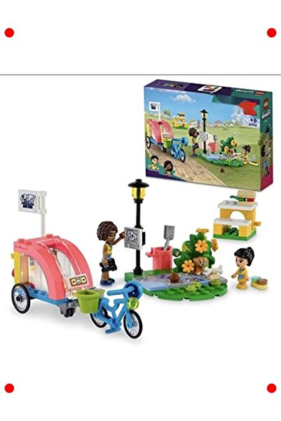 markentegra Dog Rescue Bike: Construction Set with Trailer (125 Pieces)