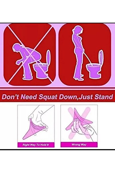 Generic Portable urinal for women, urine funnel, travel toilet for camping for women, 1 pack