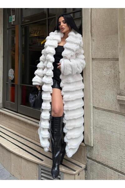 maymagaza Svera Tasarım Kürk Beyaz