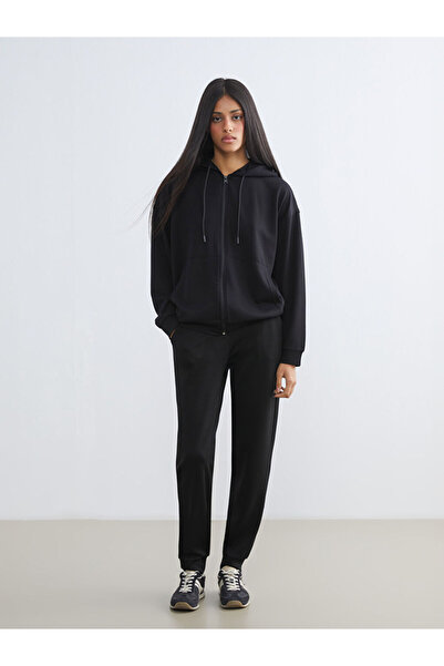 LC Waikiki Koor Sport Black Soft Touch Women's Jogger Sweatpants