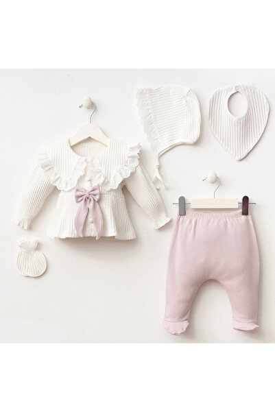 MİNİZEYN TEKSTİL Bebella&Baby Mary Baby Girl Vintage 5-Piece Newborn Hospital...