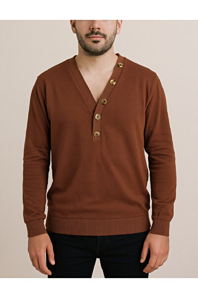 Evendi Oversized Blouse, Brown