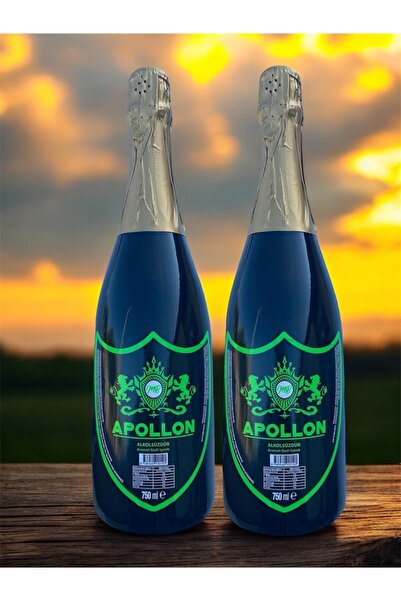 Bohhem MB Apollon Alkolsüz Şampanya 2 Li Set Özel Siyah Şişe