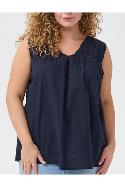 KAFFE CURVE Bluza, Bleumarin